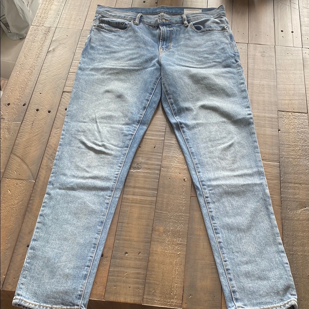 Light Blue Denim Jeans-Banana Republic Slim Fit